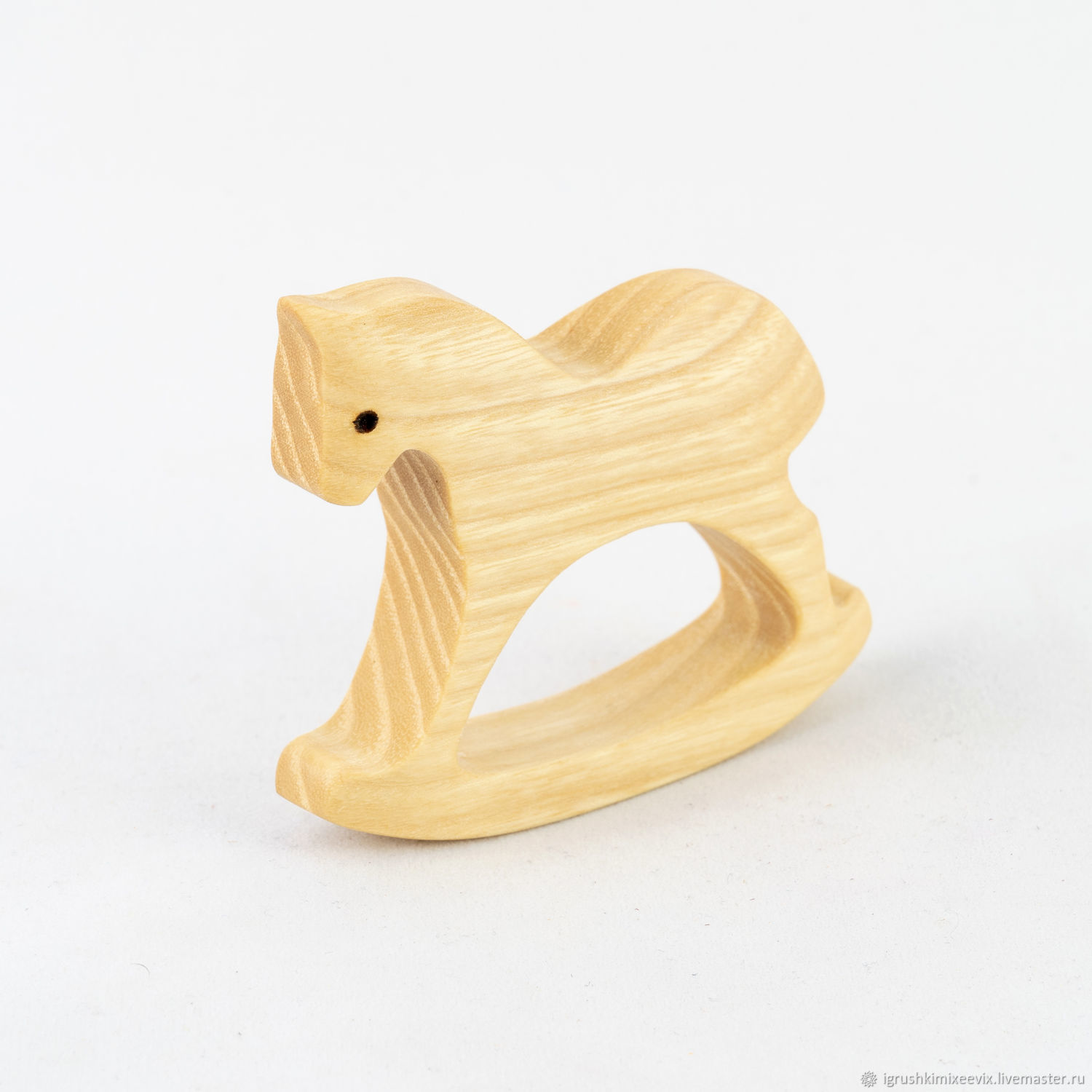 Лошадка деревянная качалка, сувенир, детская игрушка в интернет ...