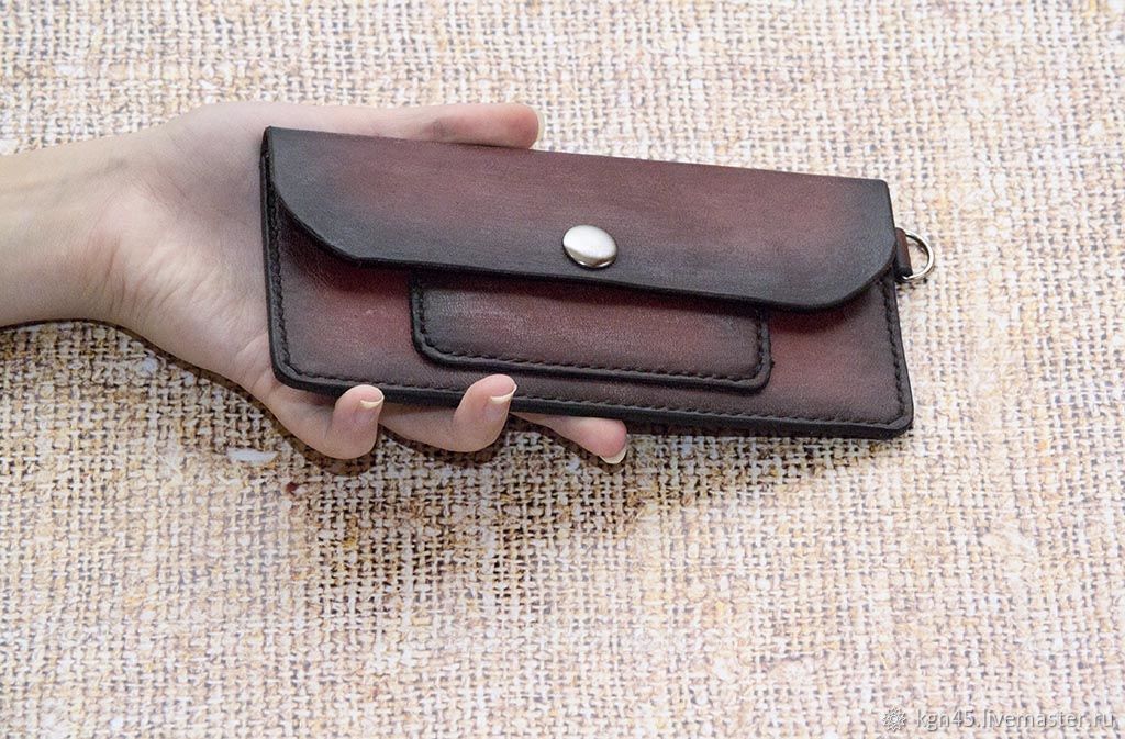 Портмоне из кожи. в интернет-магазине на Ярмарке Мастеров | Портмоне ...