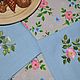 Set for the kitchen with embroidery ' wild rose'. Tablecloths. Olga Lado. My Livemaster. Фото №6