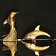 Винтаж: Дельфин рыба латунь бронза статуэтка Англия 1. Статуэтки винтажные. ВИНТАЖНЫЙ ПРОМЕНАД. Интернет-магазин Ярмарка Мастеров.  Фото №2