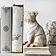 Pugs Book Holders set of 2 pcs. door stopper. Figurines. Decor concrete Azov Garden. My Livemaster. Фото №5