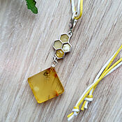 Украшения handmade. Livemaster - original item Amber. Wrong Honey Pendant amber silver. Handmade.