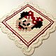  children's crocheted cord Minnie mouse. Carpets. knitted handmade rugs (kovrik-makrame). My Livemaster. Фото №4