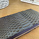 The wallet is made of Python skin. Wallets. exotiqpython. My Livemaster. Фото №6