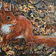Order Painting with a squirrel. Mixed media graphics. Pictures for the soul (RozaSavinova). Livemaster. . Pictures Фото №3