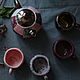 Заказать Розовый кварц сервиз большой керамический набор посуды из глины. LAMA - Красивая посуда. Ярмарка Мастеров. . Сервизы Фото №3