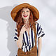 Women's summer hat made of raffia | Cinnamon, Hats1, Moscow,  Фото №1