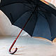 El paraguas de bastón con la mano las hojas de Otoño y la nieve por primera vez. Umbrellas. UmbrellaFineArt. Ярмарка Мастеров.  Фото №6