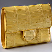 Сумки и аксессуары handmade. Livemaster - original item Crocodile Genuine Leather Wallet IMA0079UY4. Handmade.