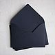 Set of envelopes ' Dark blue'. Gift Envelopes. Well-inkwell. Интернет-магазин Ярмарка Мастеров.  Фото №2