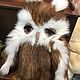 Owl from rabbit fur, Stuffed Toys, Moscow,  Фото №1