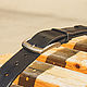 Order Men's leather double-layer belt with stitching. G.L.A.D.. Livemaster. . Straps Фото №3