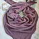 Order Set 'Zima' hat and bactus, color smoky rose. Makushka_knits™. Livemaster. . Headwear Sets Фото №3
