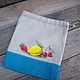 Lemon-berry linen bread bag. Bags. Natali Migurskaya. Online shopping on My Livemaster.  Фото №2