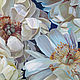 Painting 'White and beige peonies' oil on canvas 60h80cm. Pictures. vestnikova. My Livemaster. Фото №5