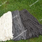 Материалы для творчества handmade. Livemaster - original item Yarn: Downy yarn with no basis in skeins. Handmade.