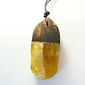 Украшения handmade. Livemaster - original item Royal Amber Pendant K-870. Handmade.