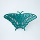 Brooch Butterfly Dark turquoise. Brooches. Ma-rine. Online shopping on My Livemaster.  Фото №2