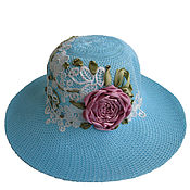 Свадебный салон handmade. Livemaster - original item Women`s hat LACY STORY hat headdress. Handmade.