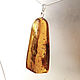 Very large pendant made of natural Baltic amber(91), Pendant, Kaliningrad,  Фото №1