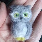 Украшения handmade. Livemaster - original item Brooch-pin: OWL. Handmade.