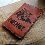 Канцелярские товары handmade. Livemaster - original item Passport cover,, Traveller,,. Handmade.