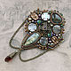 "The Talisman"  - medal brooch with labradorite, Brooches, Almaty,  Фото №1
