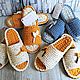 Slippers knitted 35-36P. Slippers. irina-sag. Online shopping on My Livemaster.  Фото №2