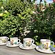 Coffee 4 pairs., Villeroy&Boch Botanica, Luxembourg, Vintage sets, Arnhem,  Фото №1