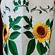 Order Embroidered women's blouse 'Sunflowers' ZHR3-005. babushkin-komod. Livemaster. . Blouses Фото №3