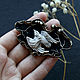 Brooch 'Bird of happiness'. Modern, art Nouveau. Brooches. House Of The Moon Dew. My Livemaster. Фото №5