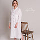 Order Liberty linen white button-down nightgown. Delicate Clothing Store (Daria). Livemaster. . Pyjamas Фото №3