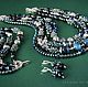 Earrings 'Scheherazade' - black and blue agate, hematite, silver 925. Earrings. Татьяна Петренкофф (Elegance&Style). My Livemaster. Фото №6
