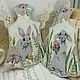Cutting board spring rabbit irises. Cutting Boards. Studio Villa-Oliva. Online shopping on My Livemaster.  Фото №2