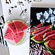 Арбуз и орхидеи. Картины. Galina Sorokina. Ярмарка Мастеров.  Фото №4