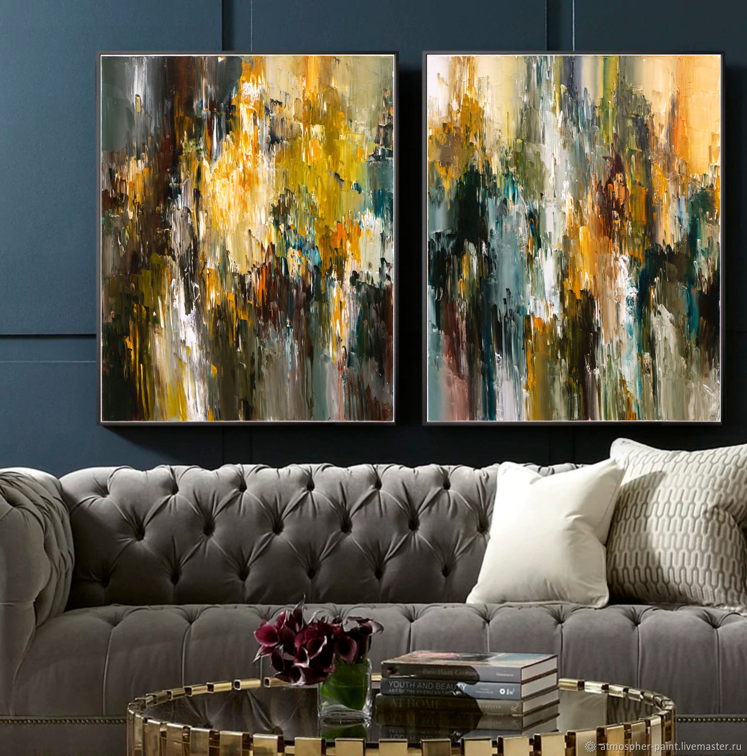 Картины: "Сумерки" – заказать на Ярмарке Мастеров – T7B9ARU | Картины ...