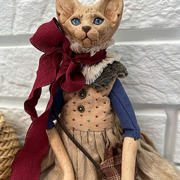 Интерьерная кукла: Кошка сфинкс. . Куклы и игрушки ручной работы - Ярмарка Мастеров Куклы и игрушки ручной работы. Ярмарка Мастеров - ручная работа Интерьерная кукла: Кошка сфинкс. Handmade.