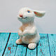 Rabbit Busko Felted toy made of wool. Felted Toy. Natalya Gorshkova Cute toys felting. Online shopping on My Livemaster.  Фото №2