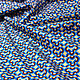 Джинс тонкий сине-коричневый узор. Ткани. БАРХАТ Итальянские ткани (barhat-tkani). Ярмарка Мастеров.  Фото №5