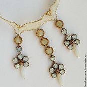Украшения handmade. Livemaster - original item Necklace of beads "Drops". Handmade.