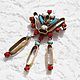 Crown brooch with pendants,40s-50s,USA,vintage jewelry. Vintage brooches. Rarities. Online shopping on My Livemaster.  Фото №2