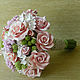 Wedding bouquet 'Pink lace'. Wedding bouquets. Flowesforever. Online shopping on My Livemaster.  Фото №2