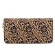 Eco clutch female with dark blue pattern of Portuguese cork, Wallets, Moscow,  Фото №1