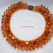 Украшения handmade. Livemaster - original item Necklace: Honey drops of amber. Handmade.