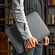 Заказать Чехол для MacBook 13" вертикальный серый. TONY LEO. Ярмарка Мастеров. . Чехол Фото №3