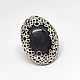 Lux Obsidian Ring 925 Silver SER0025. Rings. Sunny Silver. My Livemaster. Фото №6