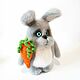 Soft toys: Rabbit Eeyore. Stuffed Toys. JuliaCrochetToys. My Livemaster. Фото №6