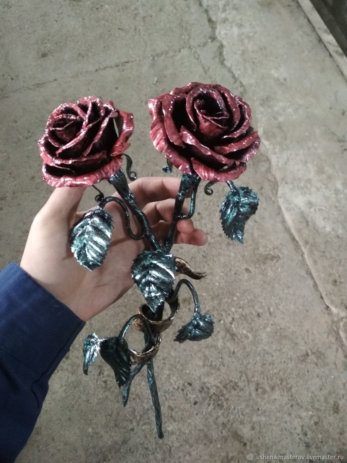 Купить кованые розы, изготовление кованой розы, фото кованых роз, цена на кованую розу