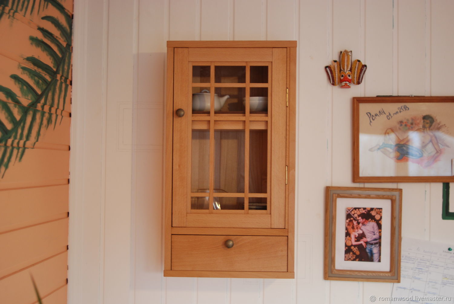 Настенный чайный шкафчик в интернет-магазине на Ярмарке Мастеров ...