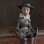 Куклы и игрушки handmade. Livemaster - original item Don Quixote. The wooden doll. Handmade.